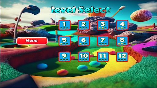 Android application CrazyGolf screenshort