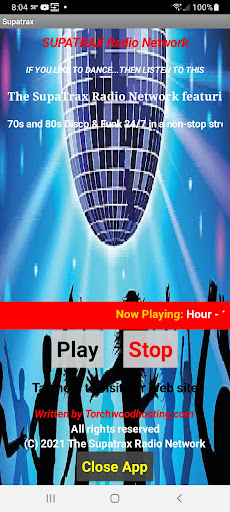 Android application SUPATRAX Radio screenshort