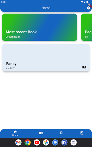 Reading Diary Screen 3