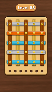 Wood Puzzle: Nuts & Bolts