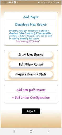 Android application Tiger Auto Press Golf screenshort