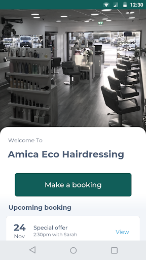 Amica Eco Hairdressing Screenshot 1 - AppWisp.com