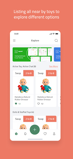 eToy App: Swap, Giveaway, Sell Screen 3