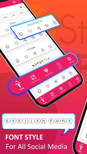 Stylish Chat With Cool Text : Screen 2