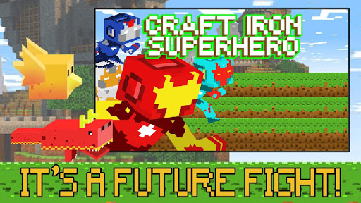 Iron Craft MOD Super Hero: Run, Dash, & Jump screen 1