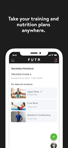 Futr Athletic Club Screen 3
