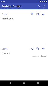 English to Bosnian Translator
