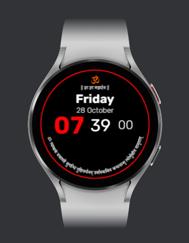 Digital Watch Face - OM Screen 3