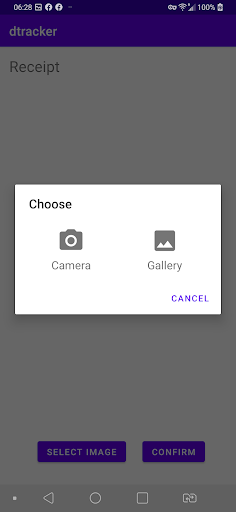 dtracker Screen 2