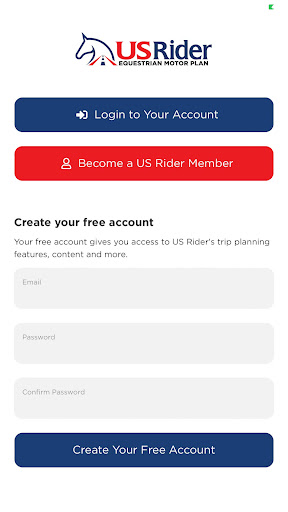 Android application USRider screenshort