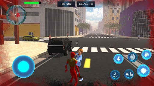 Spider Stickman Rope Hero Game Screen 2