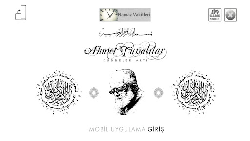 Android application Ahmet Tunalılar Mobil screenshort