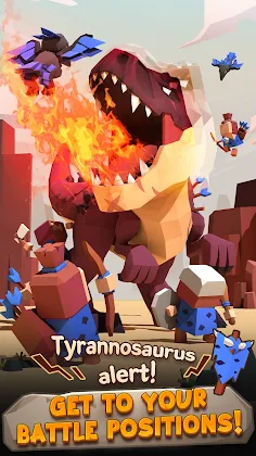 Dino Clash: Tribal War - Screenshot 1
