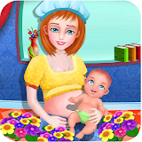 Woman Cute Baby Care Games icon