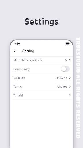 Screenshot of Ukulele Tuner