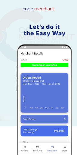 Android application Coop Merchant screenshort