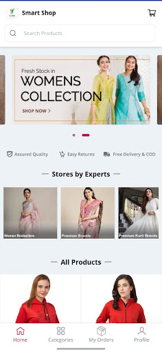 Android application Smart Shop (Shopping App) screenshort