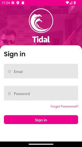 Android application Tidal Provider screenshort
