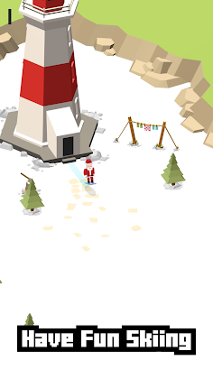 Santa goes Skiing : Christmas  - Screenshot 2