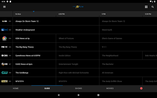 Screenshot of H&B TV Now