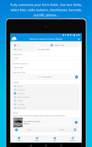 Mobile Data Collection Screenshot