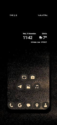 Screenshot of Golden Sand Icon Pack