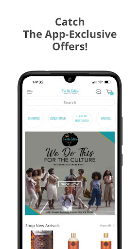 Android application For the Culture Beauty Supply screenshort