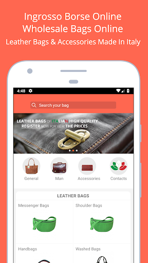 Android application Fior Di Loto - Wholesale Bags screenshort