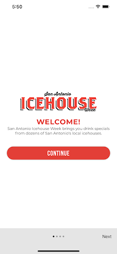 Android application San Antonio Icehouse Week screenshort