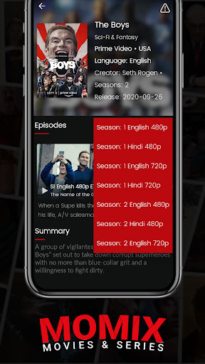 Momix Movies and Live TV Shows