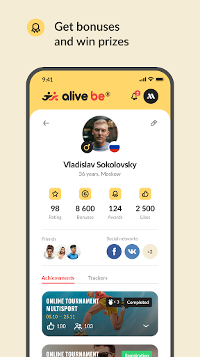 Screenshot of AliveBe