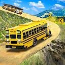 Herunterladen Offroad School Bus Driving: Flying Bus Ga Installieren Sie Neueste APK Downloader