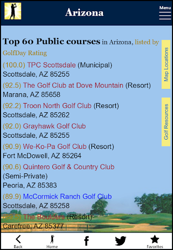 GolfDay Arizona Screen 3