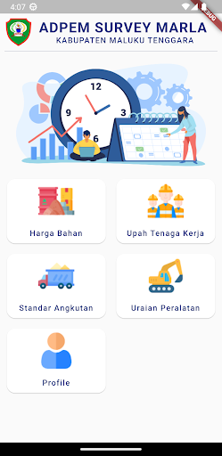 Android application ADPEM SURVEY MALRA screenshort