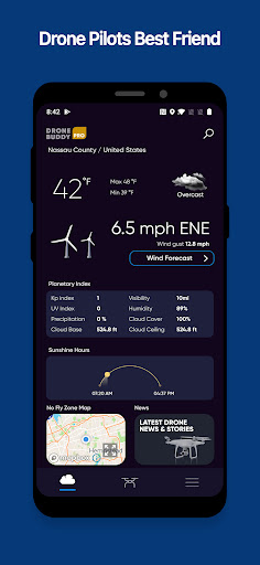 Android application Drone Buddy - Fly Drone Safely screenshort