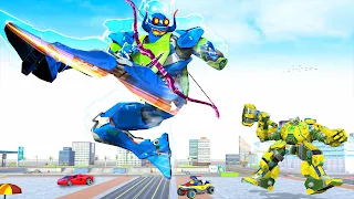 Archery king, Fly Bus Robot 3d - Screenshot 2