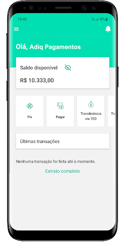 Android application Adiq - Conta digital screenshort