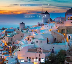 風景壁紙アイコン サントリーニ島の夕暮れ 無料 Google Play のアプリ