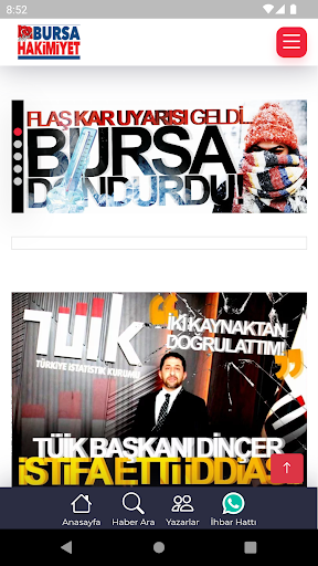 Android application Bursa Hakimiyet screenshort