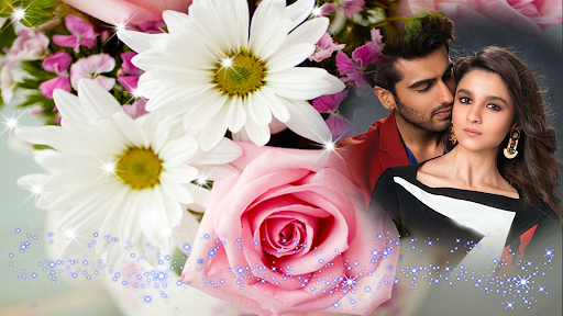 Lovely Flower Photo Frame Screen 2