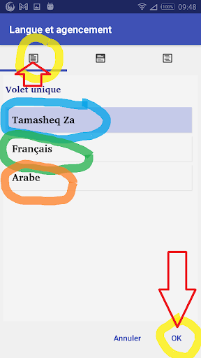 Tamasheq Za et français arabe Screen 3