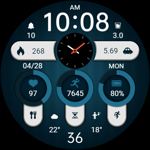 Button Component ZKin Watch screenshot 13
