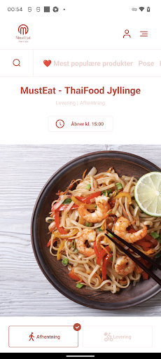 Android application MustEat - ThaiFood screenshort