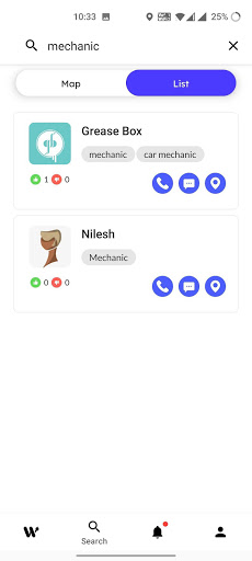 DoWhistle - Search on the move Screen 2