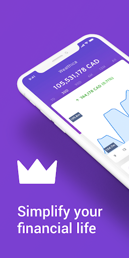 Android application Wealthica screenshort