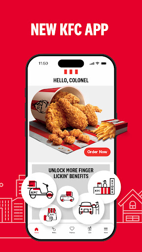 Android application KFC THAILAND Delivery & Pickup screenshort