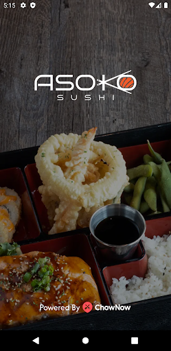 Android application Asoko Sushi screenshort