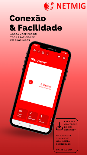 Android application NETMIG TELECOM CLIENTE screenshort
