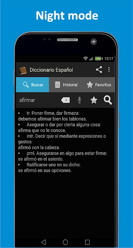 Dictionary Spanish Screen 2