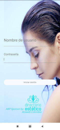 Android application D-Estetica screenshort
